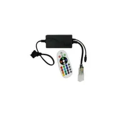 Adaptador y control para manguera LED neón RGB JLPM-10