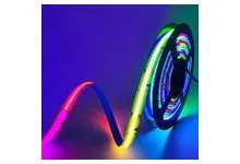 LP-0022 tira COB 12v.5 metros tipo RGB con control y eliminador