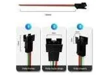 LP-0089 CONECTOR-3PIN-CABLE-10CM- PIXEL HEMBRA