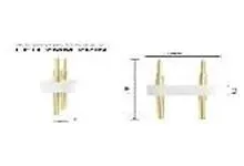 LP-0094 CONECTOR-110V-UNICOLOR- 2PIN
